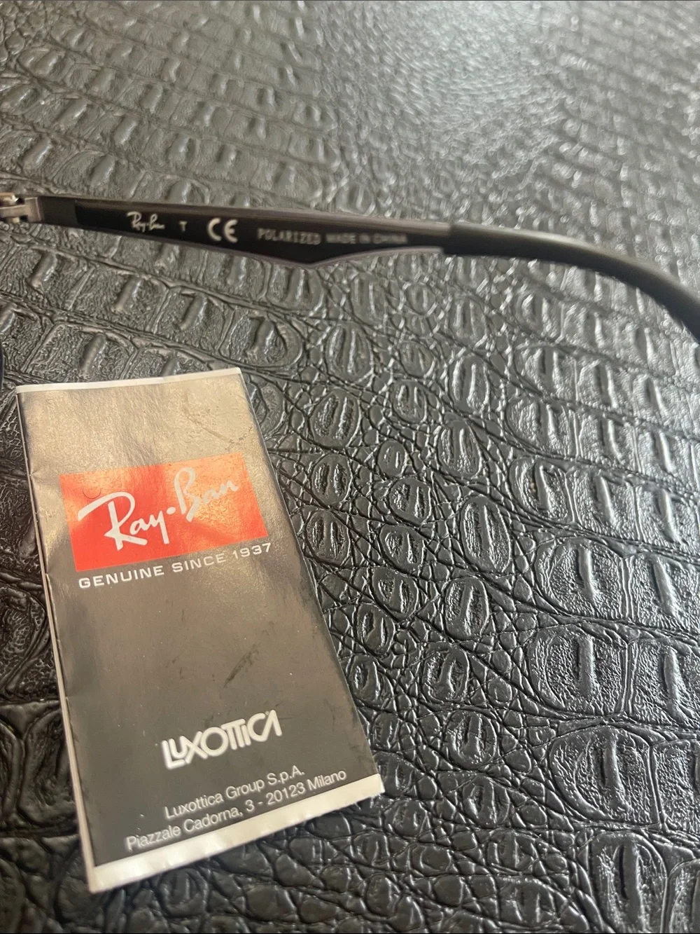 Ray Ban Black Men’s Sunglasses Polarized #RB3550